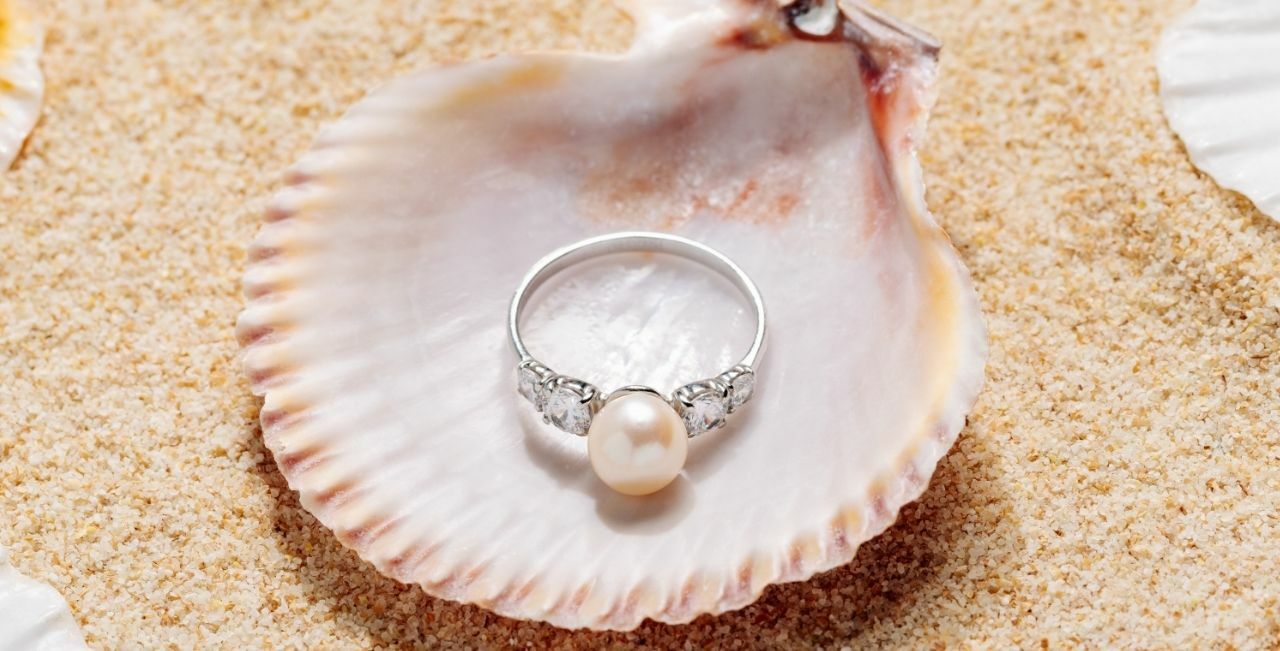 Pearl Ring For Female